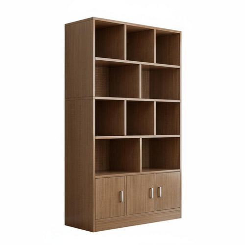 Multi-Tier Display Cabinet Sturdy Construction for Living Room, Study