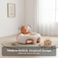 CreatureShaped Sitting Aid Learn to Sit Aid Soft Fabric Dinosaur Baby Sofa