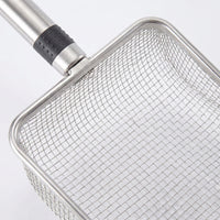 Pet Litter Scooper and Mesh Scooper, Stainless Steel Animal Waste Scooper, Garden Soil Sieve with Deep Basket for Cat Litter and Reptile Sand