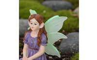 Fairy and Deer Ornament Glow in the Nighttime Fairy Garden Figurines Miniature Deer Figurine for Bonsai Display, Yard Decor
