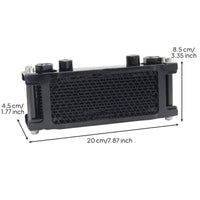 Aluminum Oil Cooler Upgraded Thickened Design for Racing