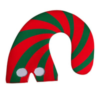 Striped Santa Hat Festive Design Universal Size Candy Cane Headpiece for Adults, Parties