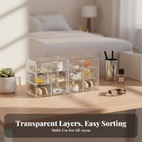 Stackable Acrylic Drawer unit particle-proofproof Stackable Acrylic Drawer Set for Bedroom