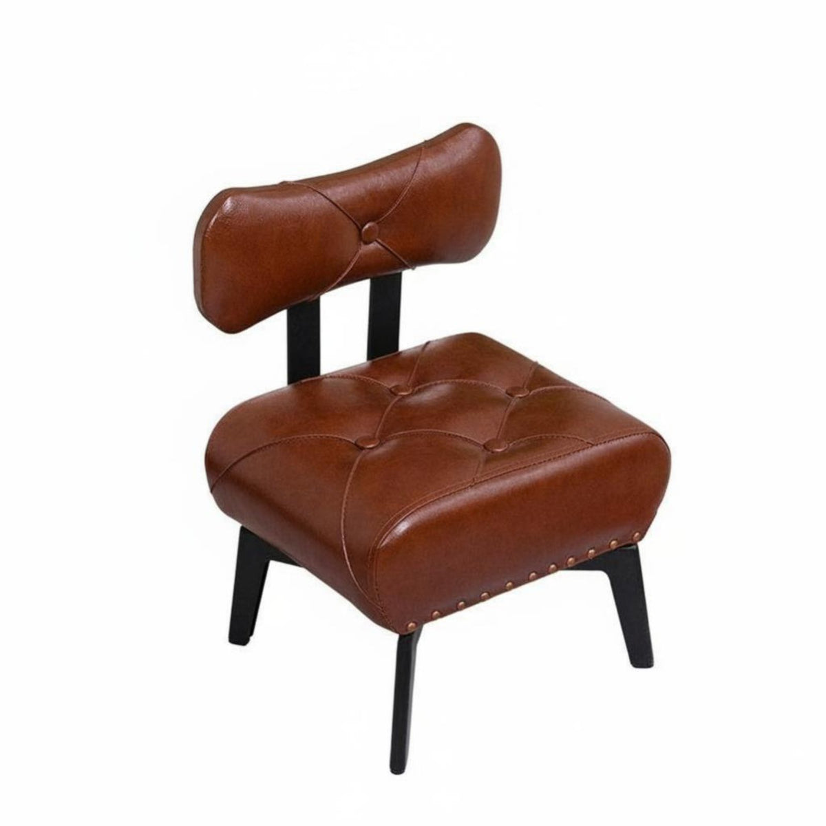 Bow-Back Changing Stool Comfortable Backrest Footrest Stable Load-Bearing