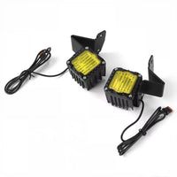 GUANTENGYU Front Turn Signal Light for Harley CVO Road Glide 121 117, High Brightness Fog Light, 24-25