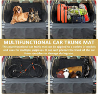 Waterproof Car Trunk Pet Mat for Dogs, SUV Universal, Breathable, Polyester