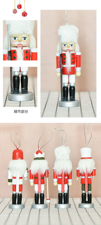 Nutcracker Creative Wooden Puppet 13cm Christmas Decoration Ornament