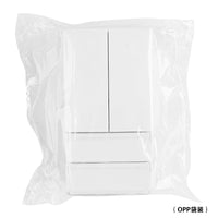 儿童益智过家家玩具厨房迷你微缩模型冰箱冰柜可发光DIY玩具配件