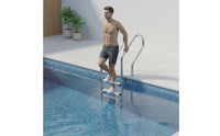 Stainless Steel Pool Ladder Rust Resistant Pool Ladder with Handrails Anti-Skid