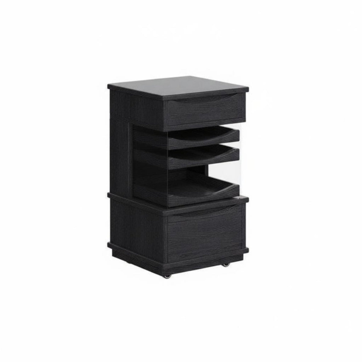 Wheeled Tea Cabinet With casters Mobile Storage Vintage design Multi-Functional for Homeowners, Office Workers