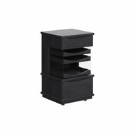 Wheeled Tea Cabinet With casters Mobile Storage Vintage design Multi-Functional for Homeowners, Office Workers