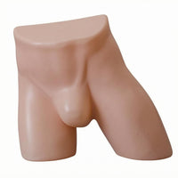 Men's Underwear Display Form Smooth Male Lower-Torso Mannequin Untextured Underwear Display Mannequin