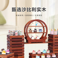 木质自助餐厅展示架茶歇糕点甜品摆台下午茶蛋糕寿司点心架子商用
