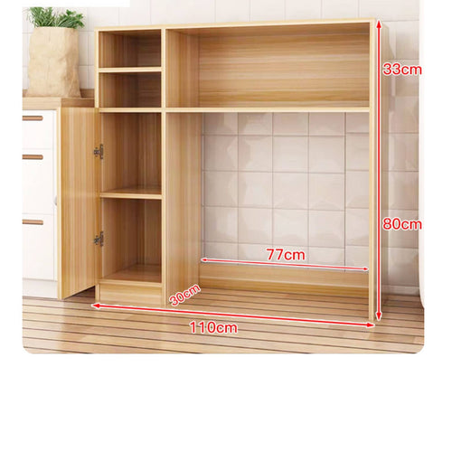 Dining Table Cabinet Combo Foldable Folding Dining Table Built-in Storage