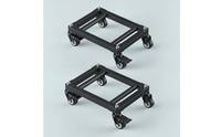 2 Pieces Vehicle Wheeled Skid with Caster Wheels Low-Profile Car Mover Heavy-Duty Tire Skate for Workshop