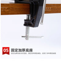 高尔夫球杆握把更换工具多功能小台虎钳家用台钳钳子台钳桌平口钳