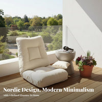 Adjustable Backrest Lounger Removable and Washable Cover for Living Room, Adults