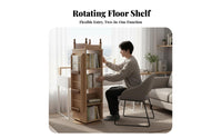 Rotating Tree book rack Space-Saving Book Rack Large Capacity for Students, Children, Study Room, Bedroom