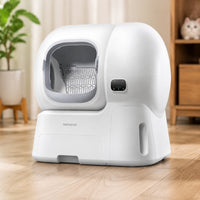 Compact Self-Cleaning Cat Litter Box Hassleeffortless Automatic Cat Litter Box for Busy Professionals, Indoor, Apartments
