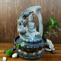 厂家直销 东南亚工艺品创意款佛像树脂流水摆件水景产地货源