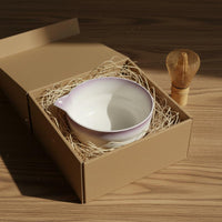 Ceramic Matcha Bowl Coarse Pottery Texture Matcha Bowl Beginner-Friendly Kitchenware for Travel