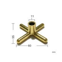 5 Pieces Billiard Cross Rest Universal Fit Snooker Cue Bridge Easy to Use