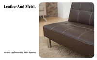 DoubleUse Fold-away Sleeper Loveseat Multi-Functional Design Sofa Bed Space-Saving transformable Seating Easy Conversion for Apartment Dwellers, Office Workers, Homeowners, Living Room, Bedroom, Small Spaces