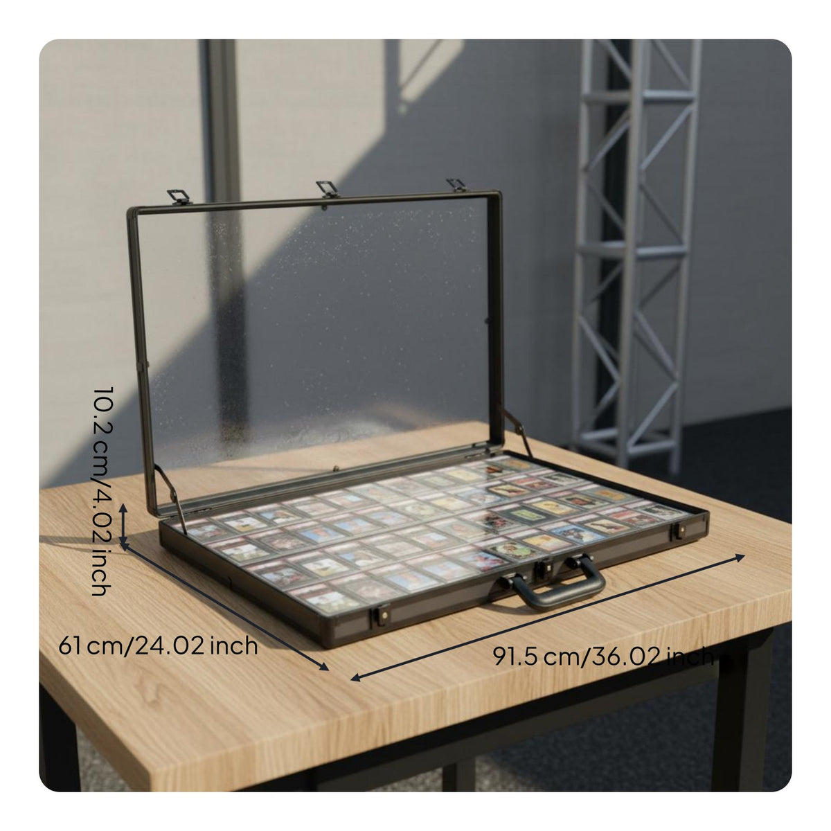 Aluminum Alloy Toolbox Custom Size Aluminum Tool Case Easy to Carry for Display