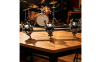 Drum Extension Bar with Clamps Adjustable Drum Hardware Extension Bar Space Efficient Percussion Accessory for Drummers, Home Studios