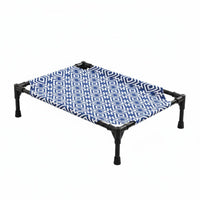 Mesh Dog Cot Easy Clean Elevated Pet Cot Indoor Outdoor Use Raised Pet Bed for Dogs, Cats, Summer