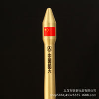 长征3号运载火箭金属摆件模型航天仿真纪念品礼品办公桌面装饰品