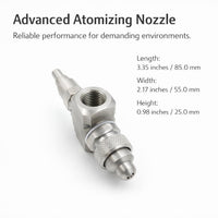 Stainless Steel Spray Tip for Paper Mill, Industrial Humidification Spray Tip, L #variant:Pressure Type External Mix Fan Spray