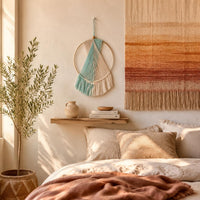 Sunrise Sunset Wall Art Handmade Sunrise Wall Hanging Hand Woven for Bedroom