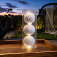 Golf Practice Balls Gift Set with Transparent PVC Box