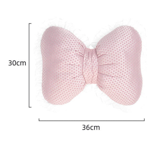 Bow Shaped Throw Pillow Soft Padded Bow Pillow Easy to Clean for Window Seat