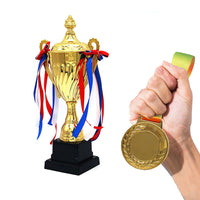 Creative Metal Trophy for Sports Events, Customizable, Model 140