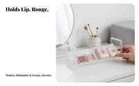 Tiered Palette Holder Transparent Design Divided Palette Stand Clear View