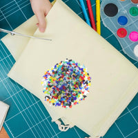 COE90 Fusing Glass Multi-Multicolor Blend Microwave Oven Glass Pieces Hot-Melt for Crafters, Home Studio, Art Projects