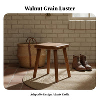 Rectangular Mortise and Tenon Stool Multi-Purpose Low Bench space-saving Size