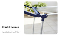 Foldable Design foldable Multitier Garment Rack Indoor & Outdoor Use Clothes Airer upright framework Drying Stand Space-Saving for Apartment Dwellers, homeowners, Balcony, Indoors, Small areas, Bedroom
