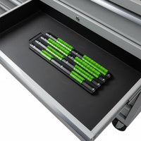 80 Pieces 80-Clip Socket Rail Holder Sturdy Metal Socket Organizer Tray