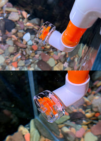 鱼缸旋转造浪出水口改装配件海水缸侧滤背滤风扇喷嘴造流水管接口