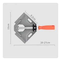 Single Handle Corner Clamp Sturdy Construction for Woodworkers, DIY Enthusiasts