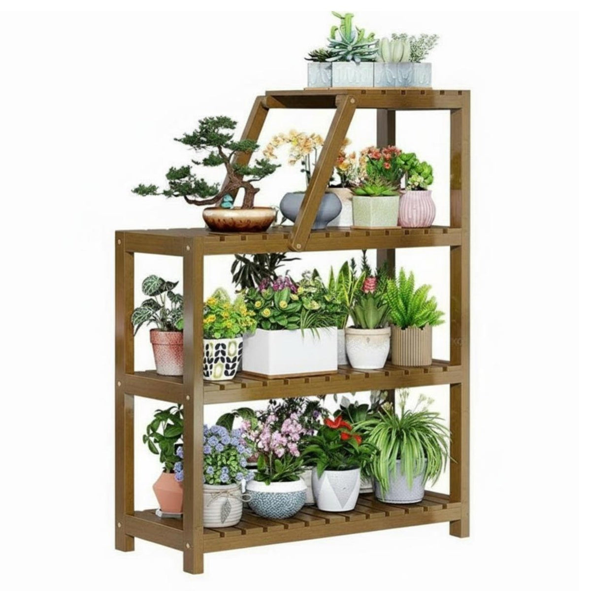 Multi-Tier Pot Stand Floor-Standing Flower Rack Minimalist design for Living Room