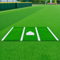 Baseball Hitting Mat with Home Board indoor/outdoor Baseball Mat with Home Board Regulation-Style for Backyards