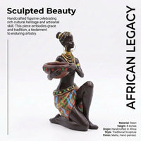 Resin Candle Holder Sculpture, European Style