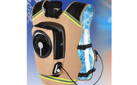 Portable Air-Cooling Vest with Fan Reflective Cooling Vest Adjustable Lightweight for Golfers, Outdoor Work