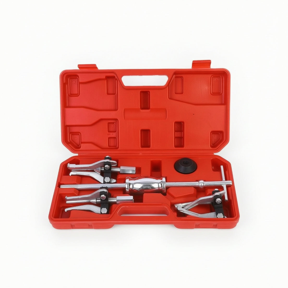 5 Pieces Professional Slide Hammer Puller Kit Wide Application Slide Hammer and Bearing Remover Set Long-Lasting Tool Sturdy for Automotive Repair, Garages