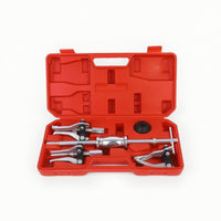 5 Pieces Professional Slide Hammer Puller Kit Wide Application Slide Hammer and Bearing Remover Set Long-Lasting Tool Sturdy for Automotive Repair, Garages