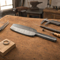 Forged Steel Forging Tool with Polished Surface Heavy-Duty Hand-Forging Tool Solid Metal for Metalworkers, Jewelers, Crafters, Workshop, Studio